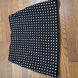 Diane Von Furstenberg Wool Skirt Size 10 Lined In Silk Mini Skirt